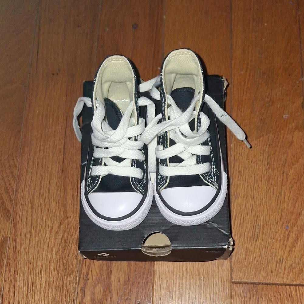 Stylish Black and White Kids Sneakers